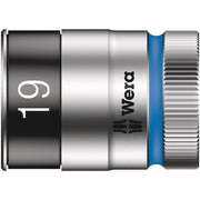 Wera 8790 Hmc Hf Zyklop Socket With 1/2-in. Drive With Holding Function, 19x37-mm.