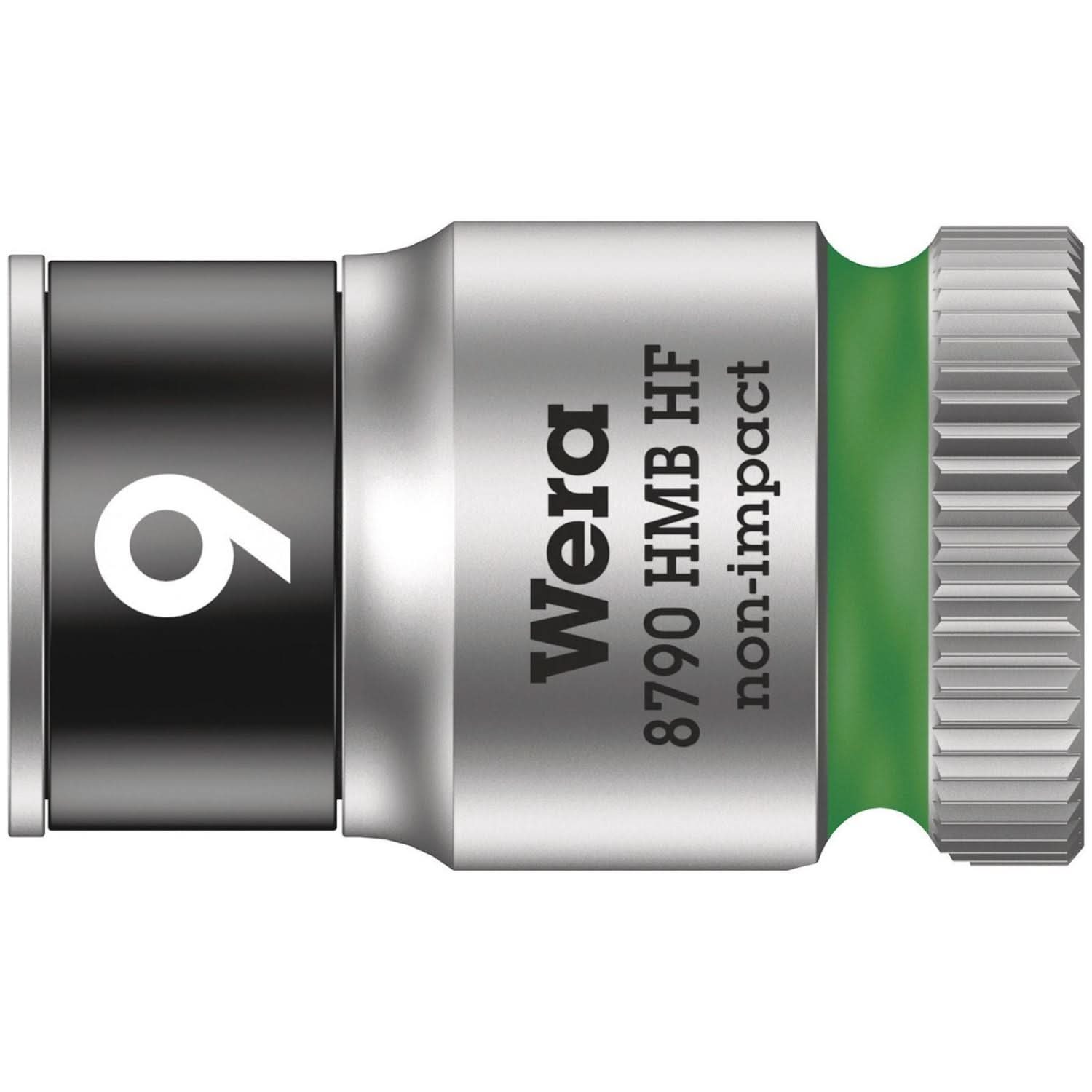 Wera 8790 Hmb Hf Zyklop Socket With 3/8-in. Drive With Holding Function, 9x29-mm.