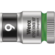 Wera 8790 Hmb Hf Zyklop Socket With 3/8-in. Drive With Holding Function, 9x29-mm.