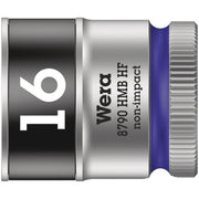 Wera 8790 Hmb Hf Zyklop Socket With 3/8-in. Drive With Holding Function, 16x29-mm.