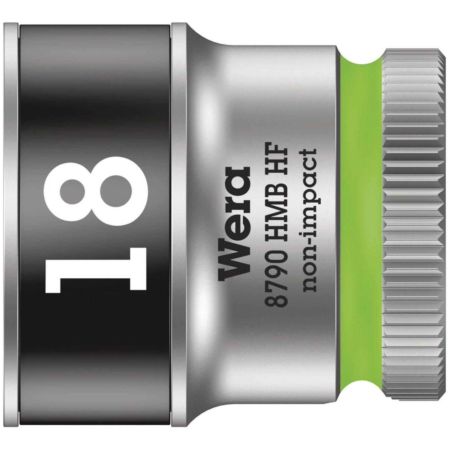 Wera 8790 Hmb Hf Zyklop Socket With 3/8-in. Drive With Holding Function, 18x29-mm.