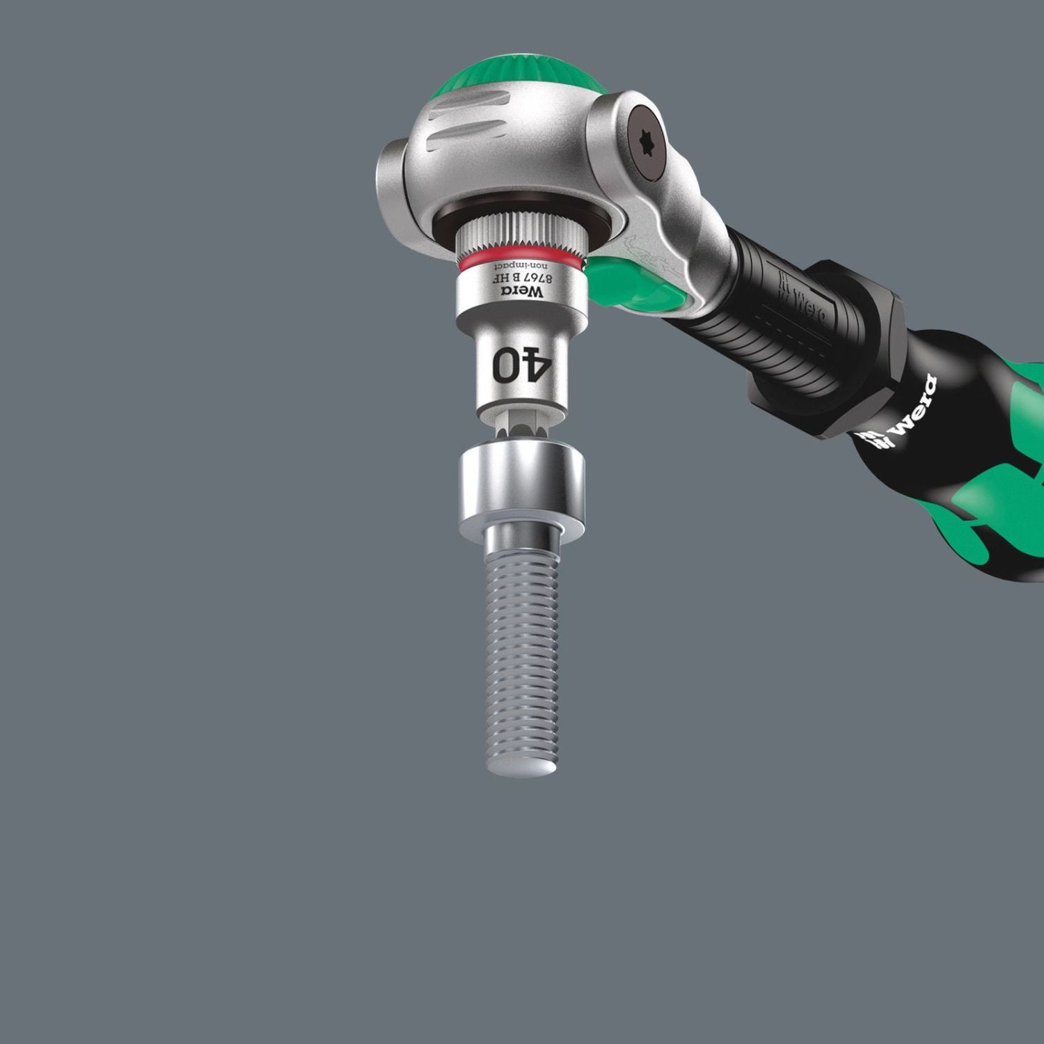 Wera 8100 Sa All-in Zyklop Speed Ratchet Set, 1/4-in. Drive, With Holding Function, Metric, 42-Pieces