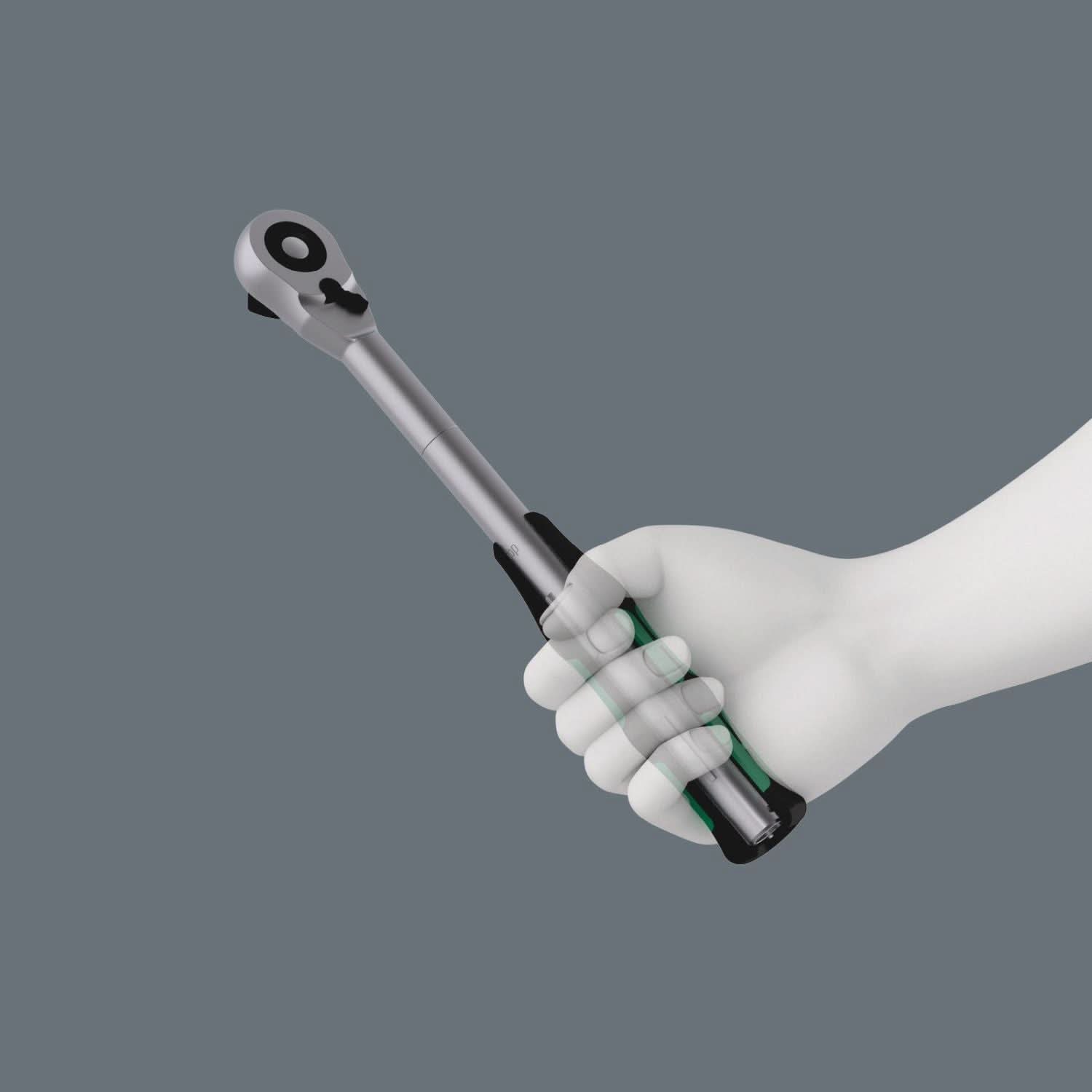 Wera 8006 C Zyklop Hybrid Ratchet With Switch Lever And 1/2-in. Drive, 1/2-in.x281-mm.