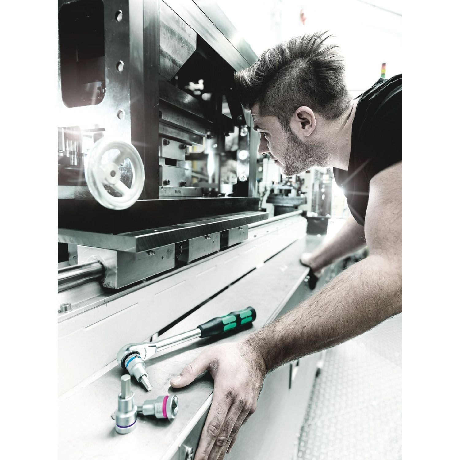 Wera 8740 C Hf Zyklop Bit Socket With 1/2-in. Drive With Holding Function, 4x60-mm.
