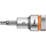 Wera 8740 C Hf Zyklop Bit Socket With 1/2-in. Drive With Holding Function, 5x60-mm.