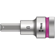 Wera 8740 C Hf Zyklop Bit Socket With 1/2-in. Drive With Holding Function, 8x60-mm.