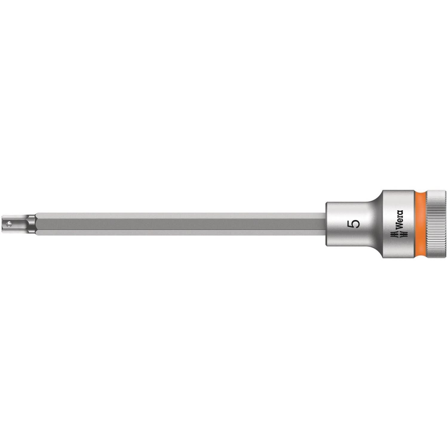 Wera 8740 C Hf Zyklop Bit Socket With 1/2-in. Drive With Holding Function, 5x140-mm.