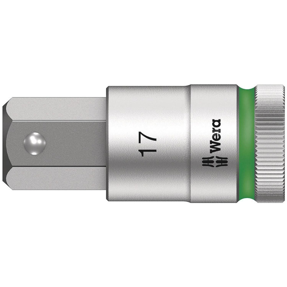 Wera 8740 C Hf Zyklop Bit Socket With 1/2-in. Drive With Holding Function, 6x140-mm.