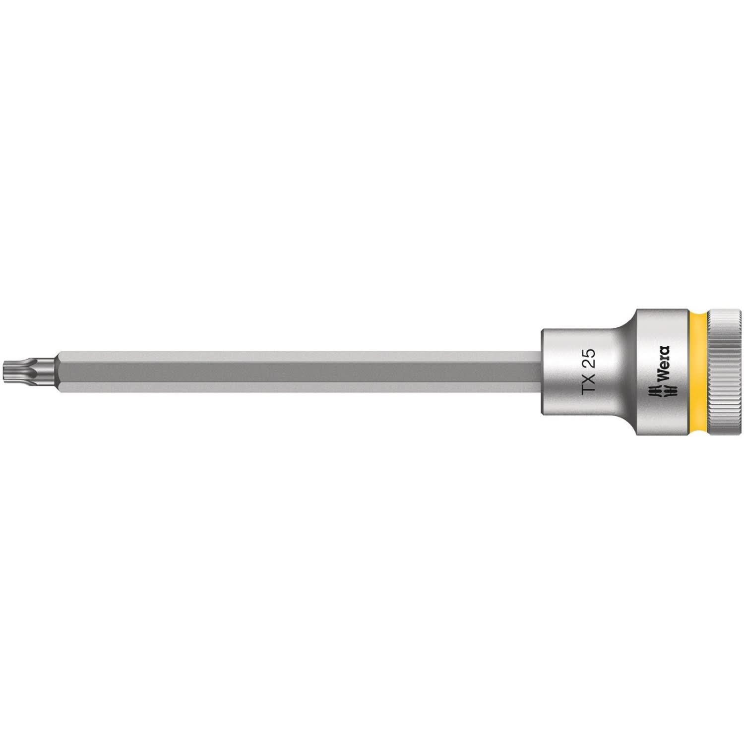 Wera 8767 C Hf Torx Zyklop Bit Socket With 1/2-in. Drive With Holding Function, Torx 25x140-mm.