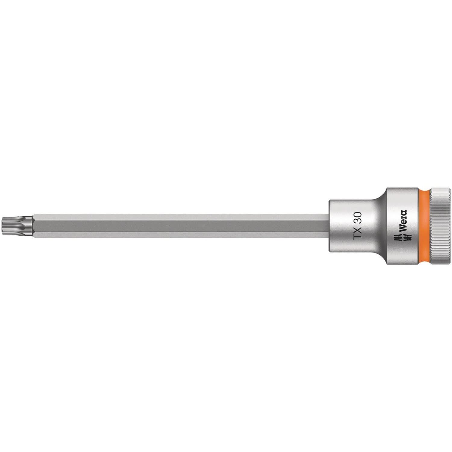 Wera 8767 C Hf Torx Zyklop Bit Socket With 1/2-in. Drive With Holding Function, Torx 30x140-mm.