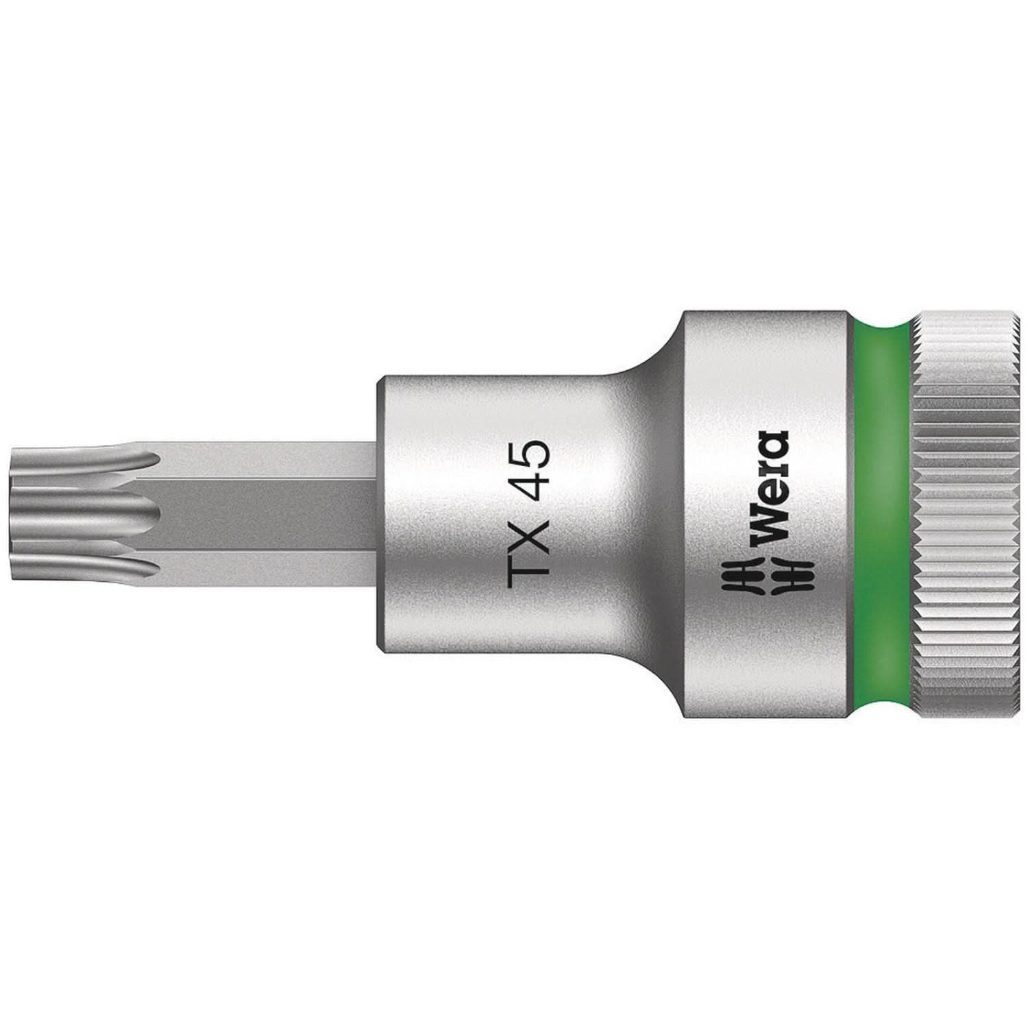 Wera 8767 C Hf Torx Zyklop Bit Socket With 1/2-in. Drive With Holding Function, Torx 40x140-mm.