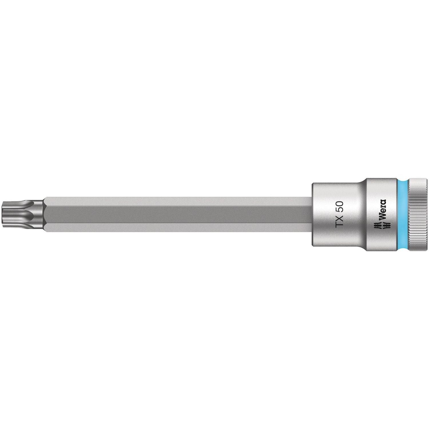 Wera 8767 C Hf Torx Zyklop Bit Socket With 1/2-in. Drive With Holding Function, Torx 50x140-mm.