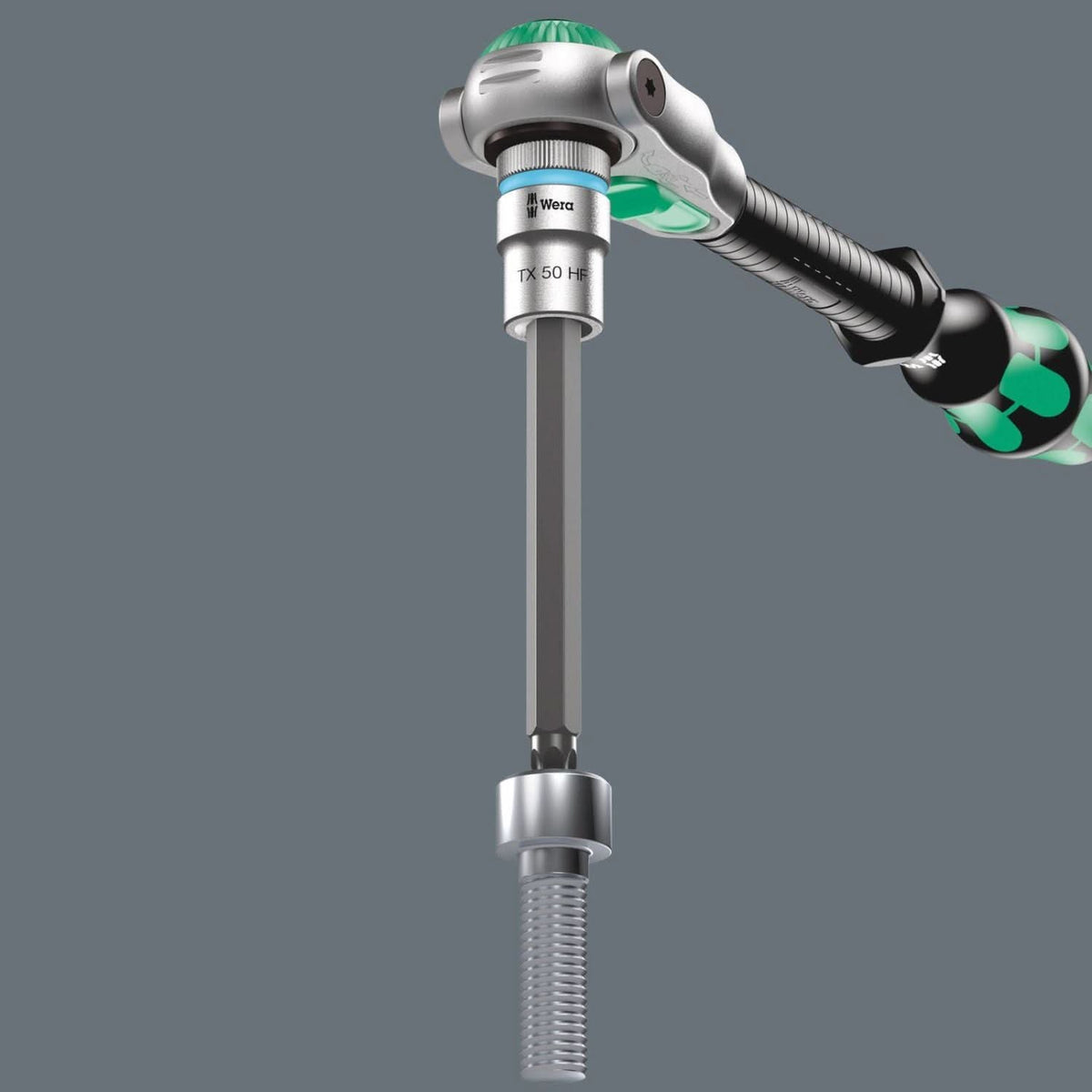 Wera 8767 C Hf Torx Zyklop Bit Socket With 1/2-in. Drive With Holding Function, Torx 55x140-mm.