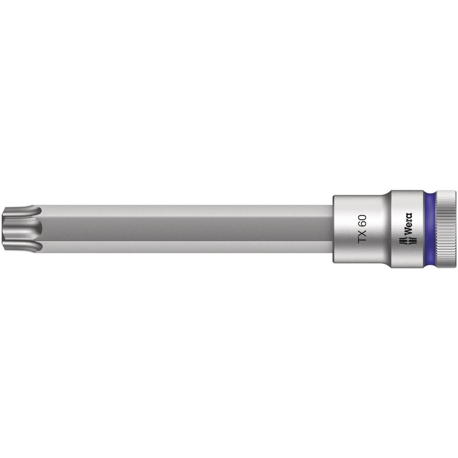 Wera 8767 C Hf Torx Zyklop Bit Socket With 1/2-in. Drive With Holding Function, Torx 60x140-mm.
