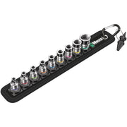 Wera Belt A 1 Zyklop Socket Set With Holding Function, 1/4-in. Drive, 10-Pieces