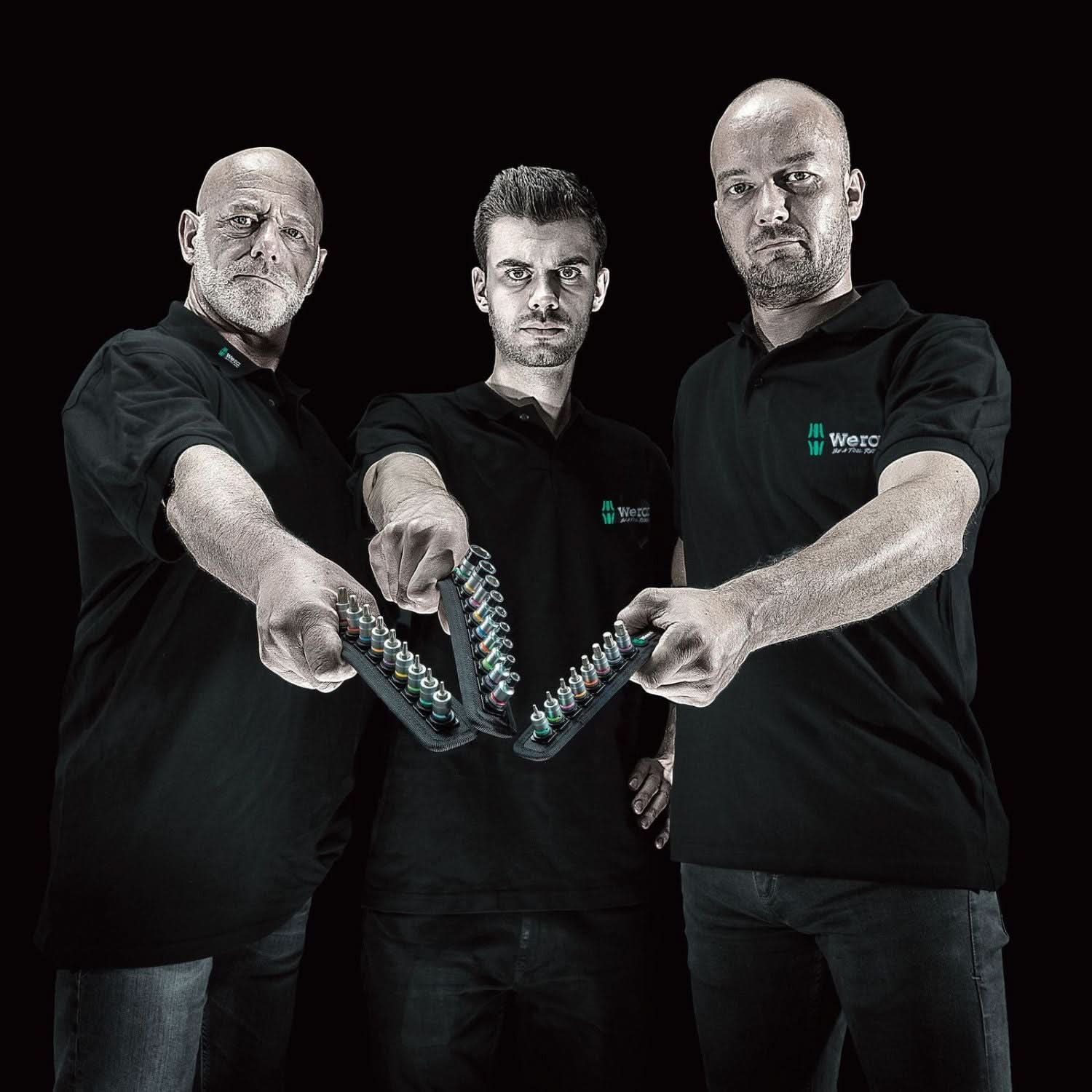 Wera Belt A 2 Zyklop In-Hex-Plus Bit Socket Set With Holding Function, 1/4-in. Drive, 8-Pieces
