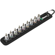 Wera Belt A 3 Torx Hf Zyklop Bit Socket Set With Holding Function, 1/4-in. Drive, 9-Pieces