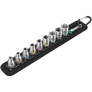 Wera Belt A 4 Zyklop Socket Set, 1/4-in. Drive, 9-Pieces