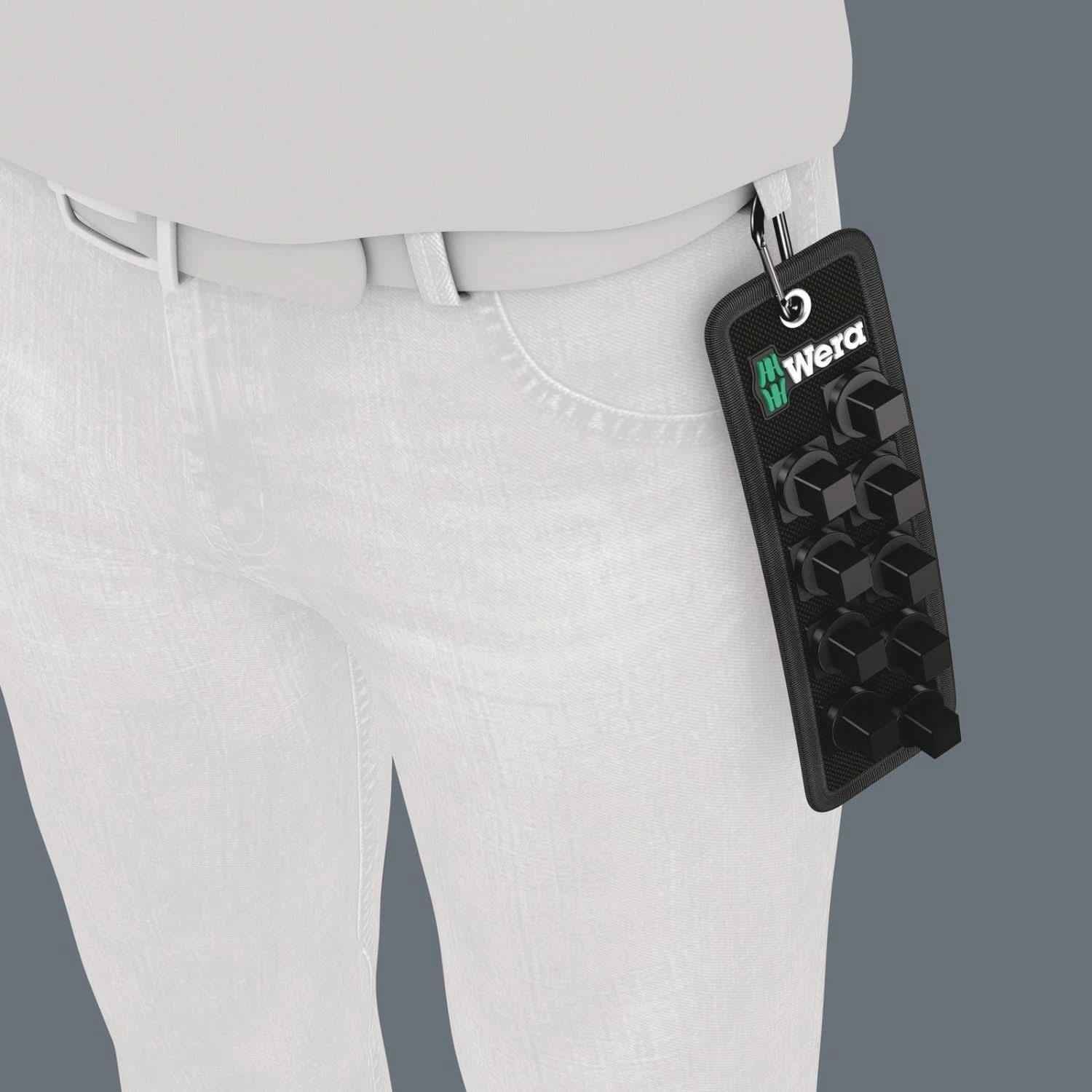 Wera Belt C Impaktor (Textile Belt), 9 Location, Unloaded, 71x210-mm.