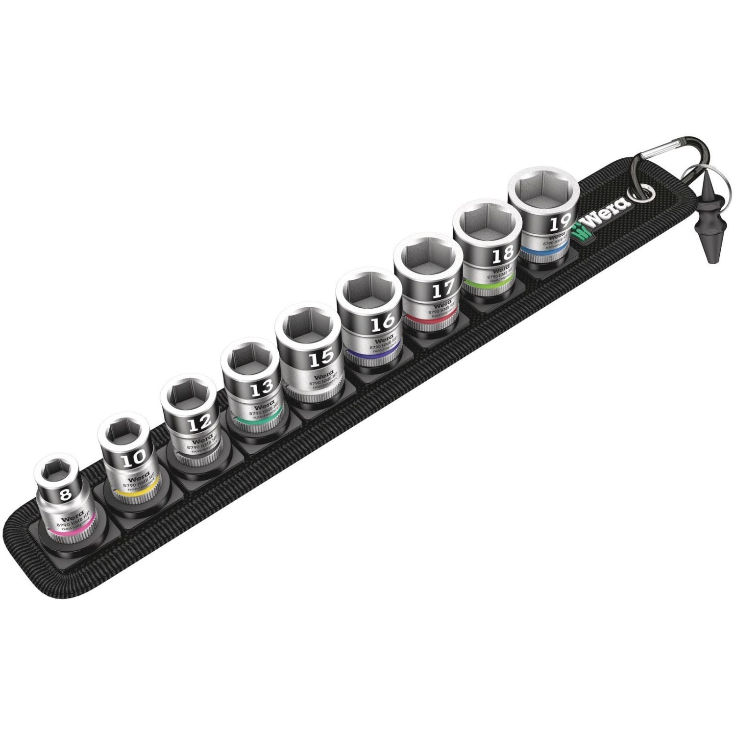 Wera Belt B 1 Zyklop Socket Set With Holding Function, 3/8-in. Drive ...