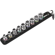 Wera Belt B 1 Zyklop Socket Set With Holding Function, 3/8-in. Drive, 10-Pieces