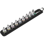 Wera Belt B 3 Torx Hf Zyklop Bit Socket Set With Holding Function, 3/8-in. Drive, 9-Pieces