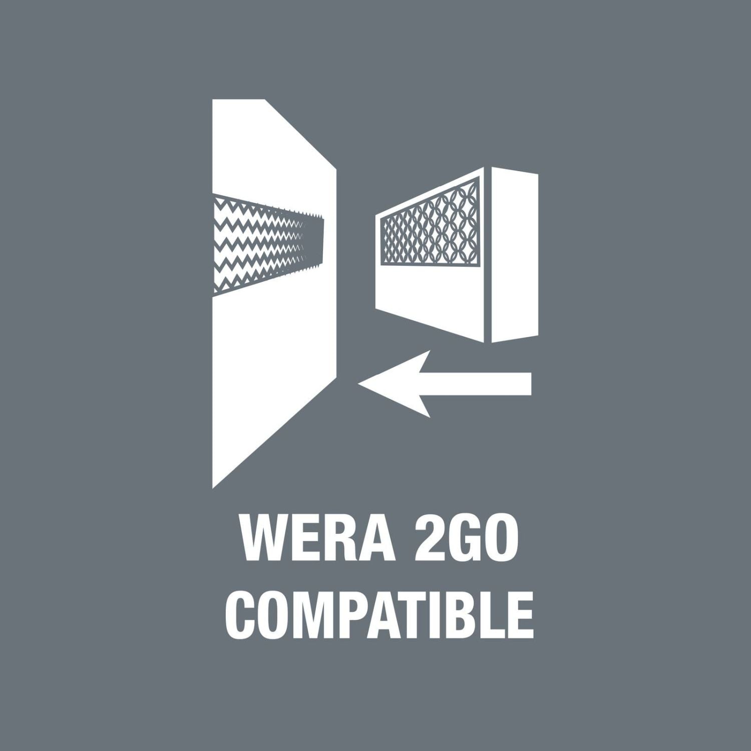 Wera Wera 2Go 1 Tool Carrier, 2-Pieces