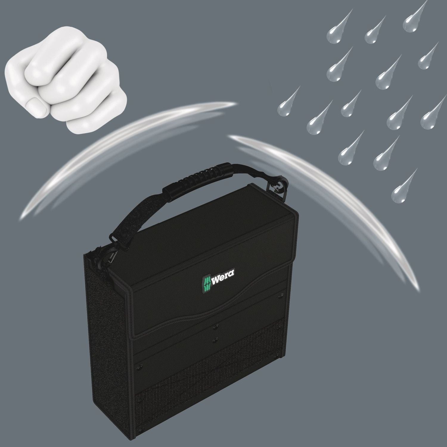 Wera Wera 2Go 2 Tool Container, 3-Pieces