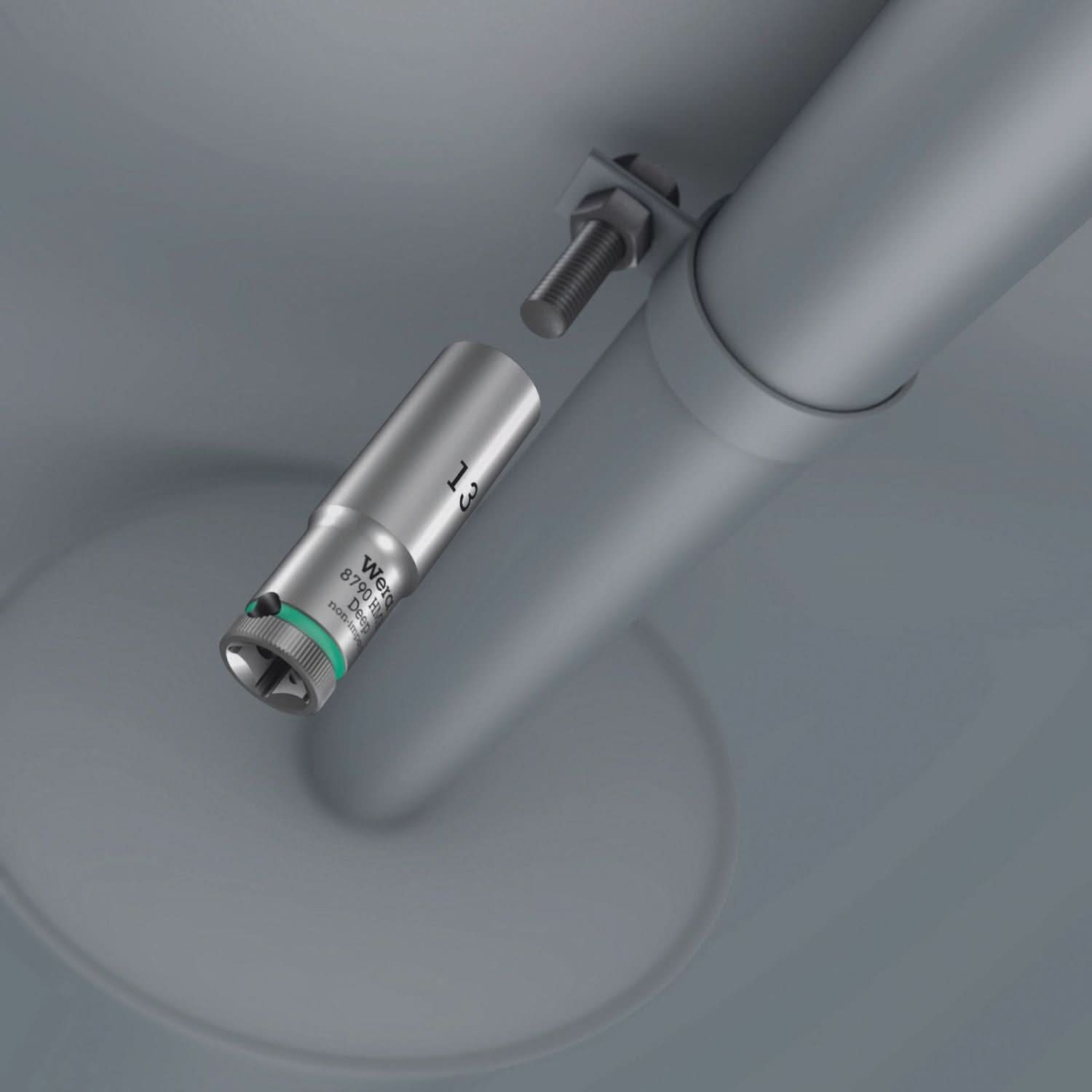 Wera 8790 Hma Deep 1/4-in. Socket, 5.5x50-mm.
