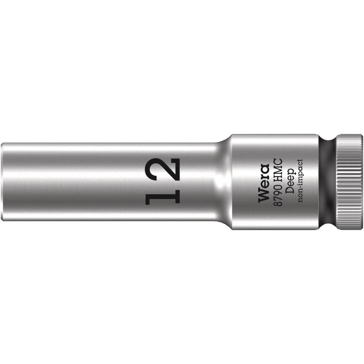 Wera 8790 Hmc Deep Socket With 1/2-in. Drive, 12x83-mm.