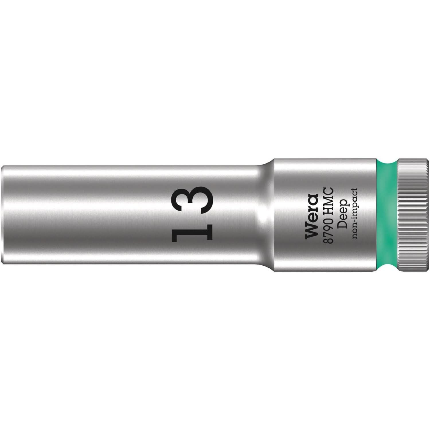 Wera 8790 Hmc Deep Socket With 1/2-in. Drive, 13x83-mm.