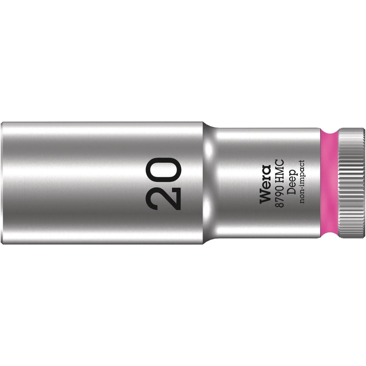 Wera 8790 Hmc Deep Socket With 1/2-in. Drive, 20x83-mm.