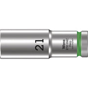 Wera 8790 Hmc Deep Socket With 1/2-in. Drive, 21x83-mm.