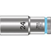 Wera 8790 Hmc Deep Socket With 1/2-in. Drive, 24x83-mm.