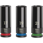 Wera Wheel Impaktor C Set 1 Socket Set, 1/2-in. Drive, 3-Pieces