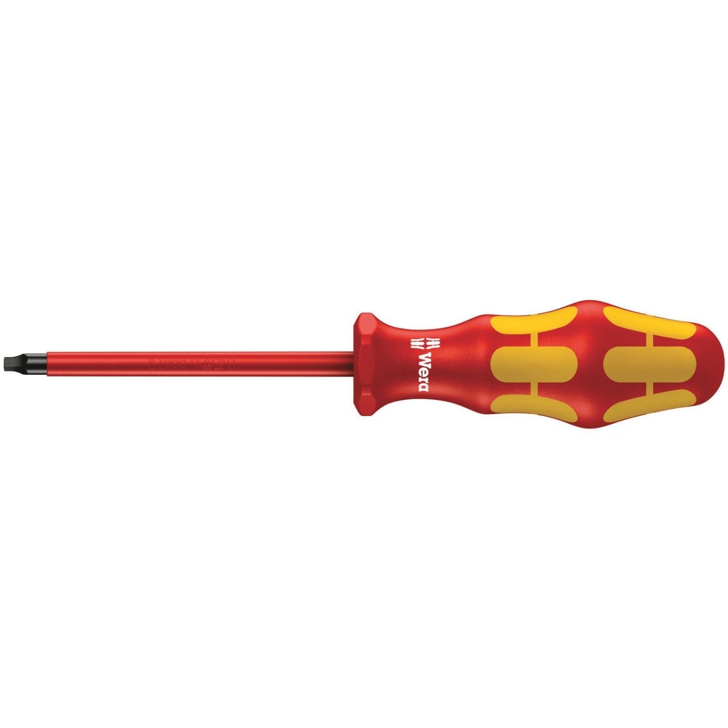 Wera 168 I VDE Insulated Screwdriver For Square Socket Head Screws, # 3x150-mm.
