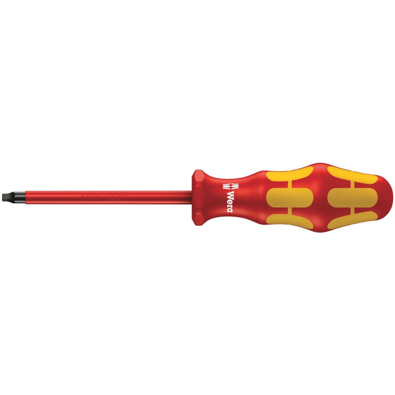Wera 168 I VDE Insulated Screwdriver For Square Socket Head Screws, # 1x150-mm.