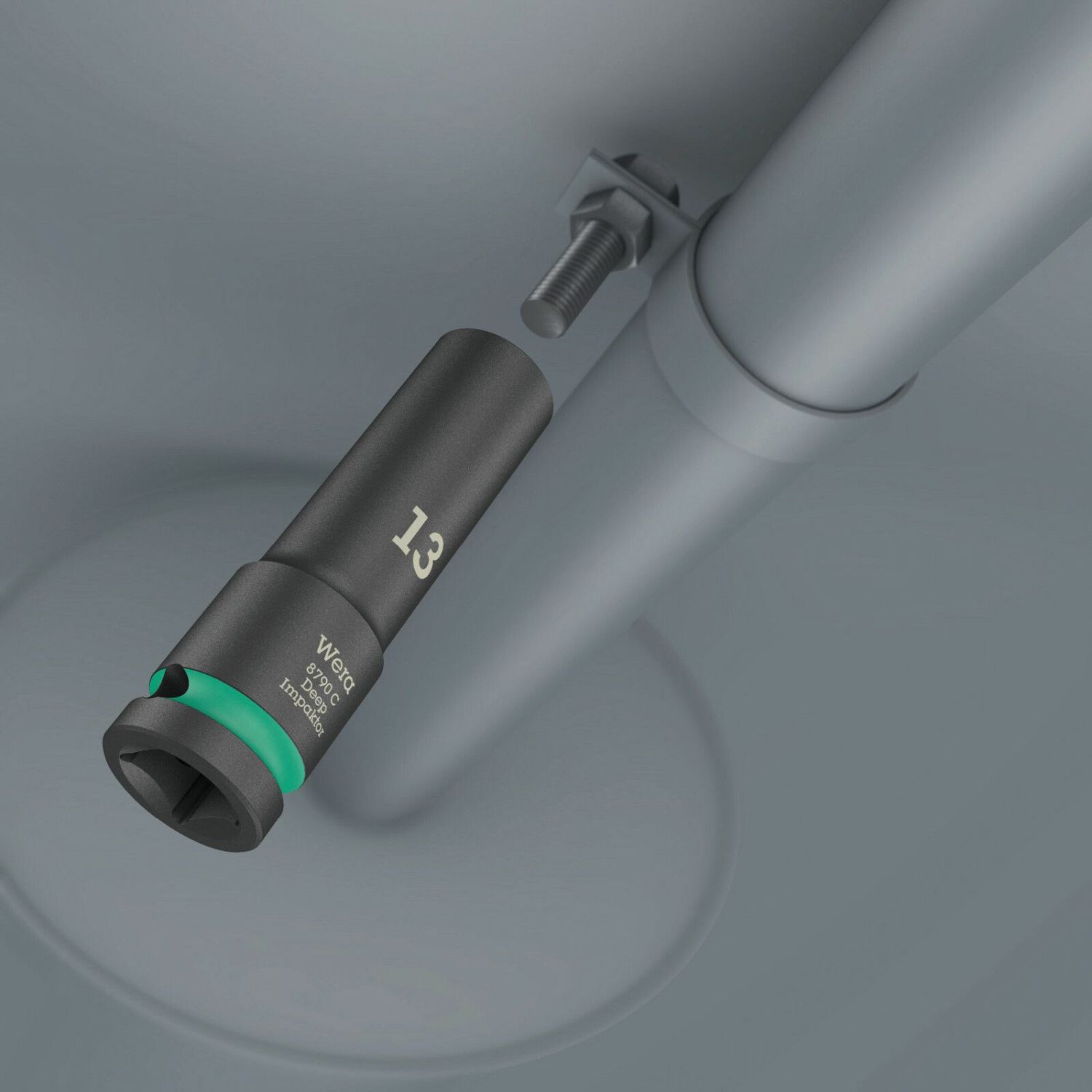 Wera 8790 C Impaktor Deep Socket With 1/2-in. Drive, 19x83-mm.