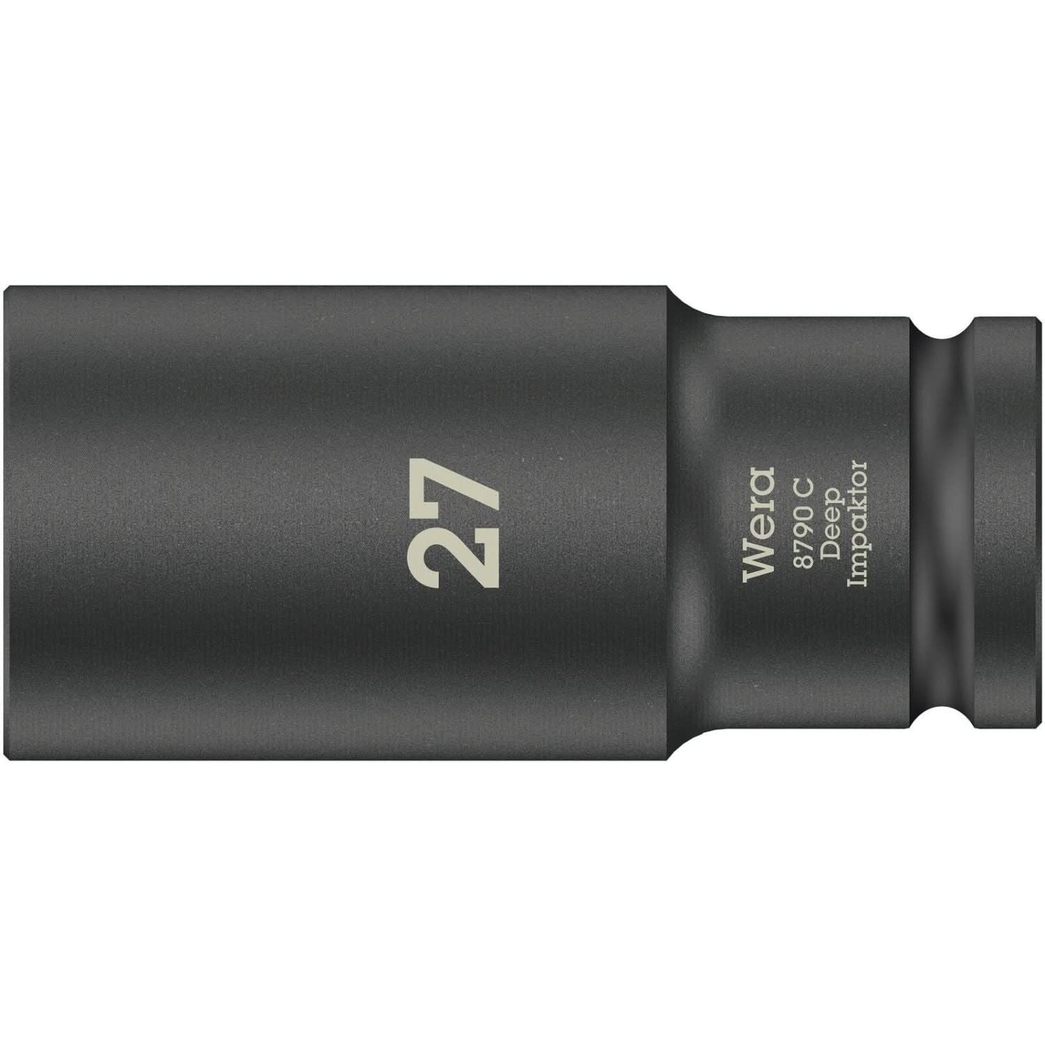 Wera 8790 C Impaktor Deep Socket With 1/2-in. Drive, 27x83-mm.