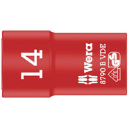Wera 8790 B VDE Zyklop 3/8-in. Socket, Insulated, 14x46-mm.
