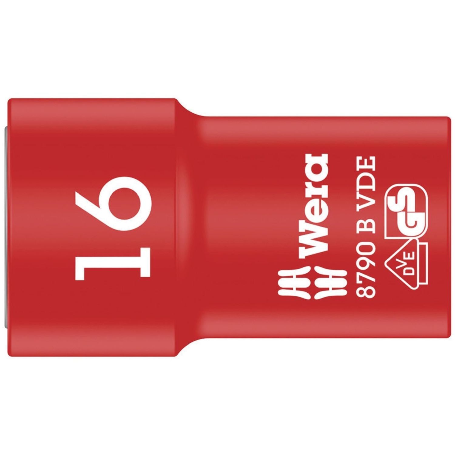 Wera 8790 B VDE Zyklop 3/8-in. Socket, Insulated, 16x46-mm.