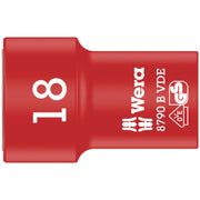 Wera 8790 B VDE Zyklop 3/8-in. Socket, Insulated, 18x46-mm.