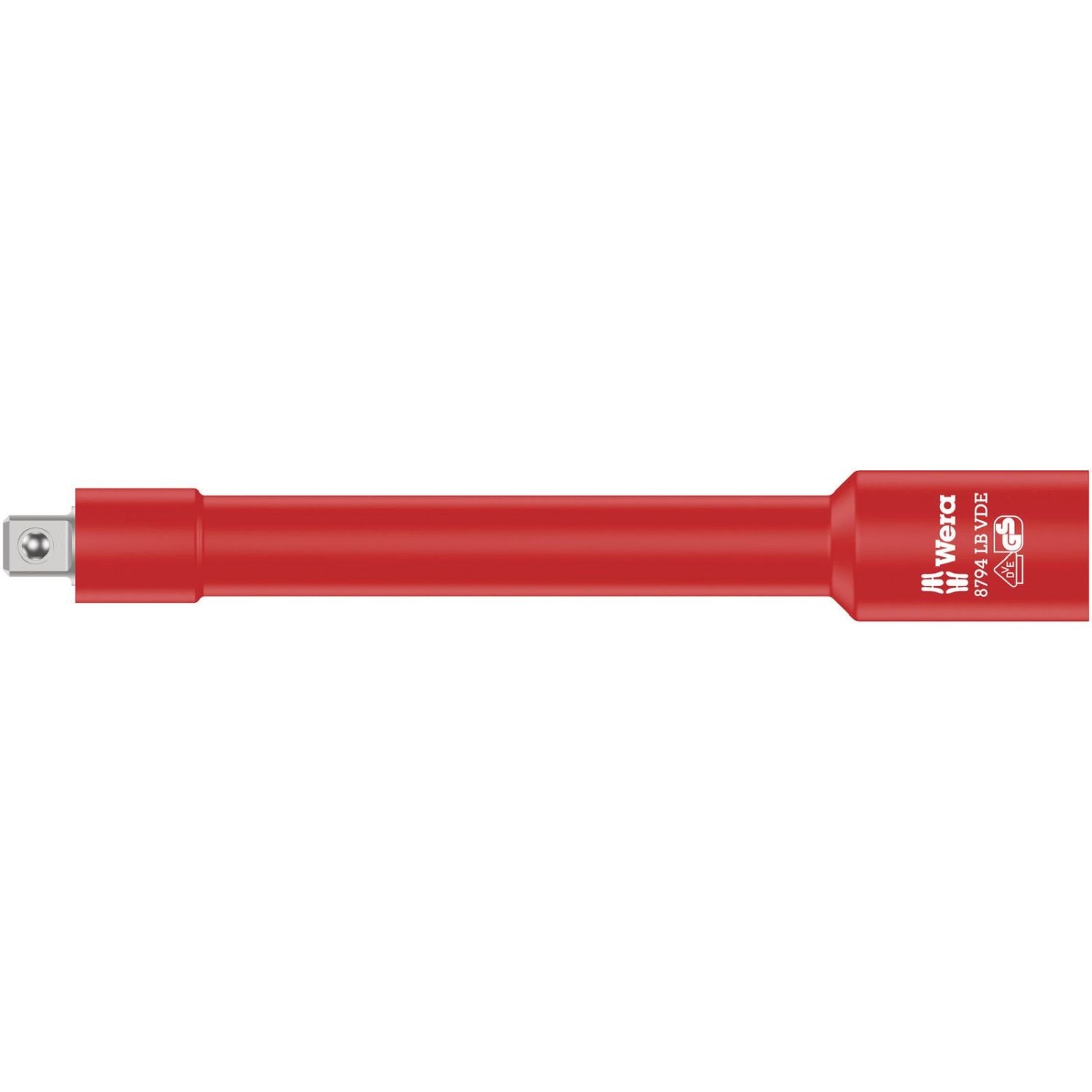 Wera 8794 Lb VDE Zyklop Extension, Insulated, Long, 3/8", 3/8-in.x166-mm.