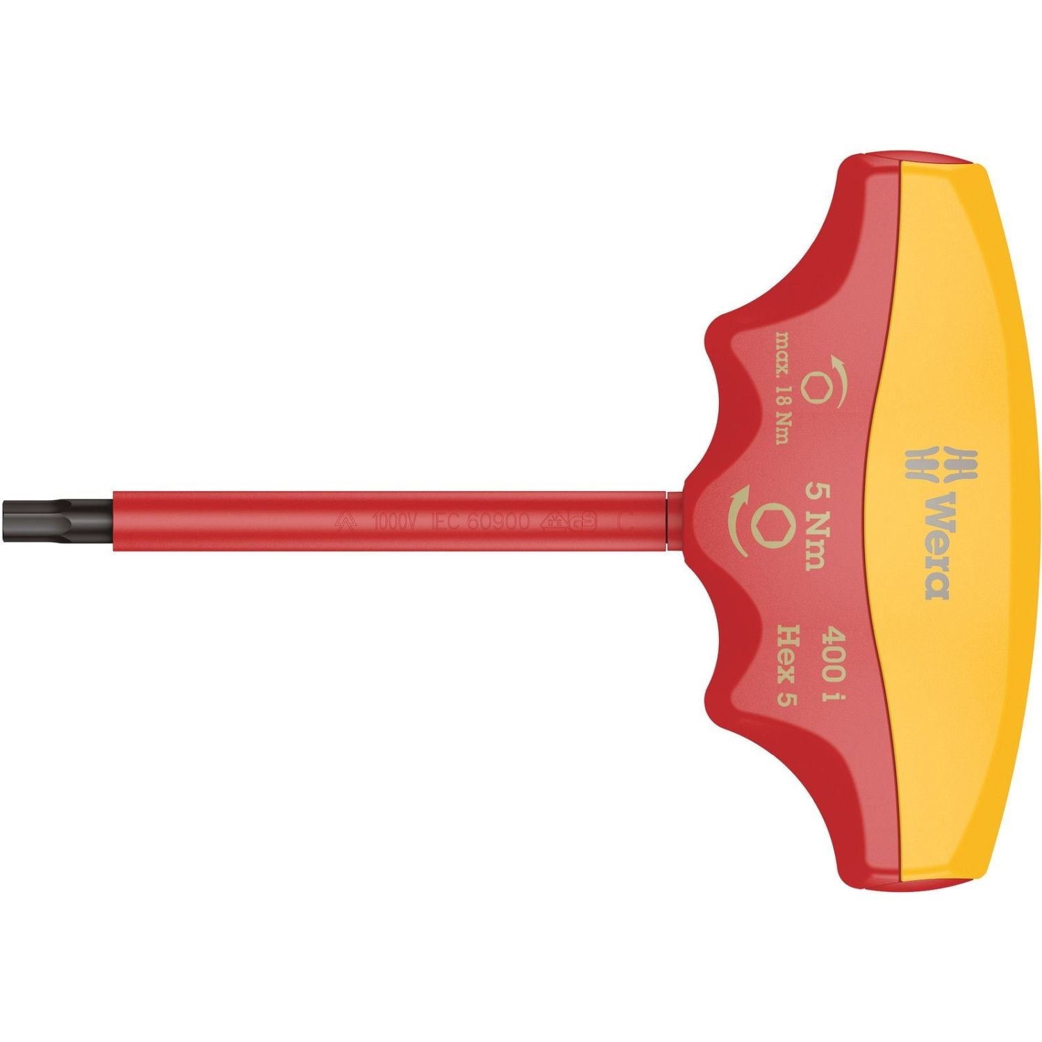 Wera 400 I VDE Hex Insulated Torque-indicator, 5-mm.x5.0 Nm