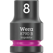 Wera 8790 B Impaktor Socket With 3/8-in. Drive, 8x30-mm.