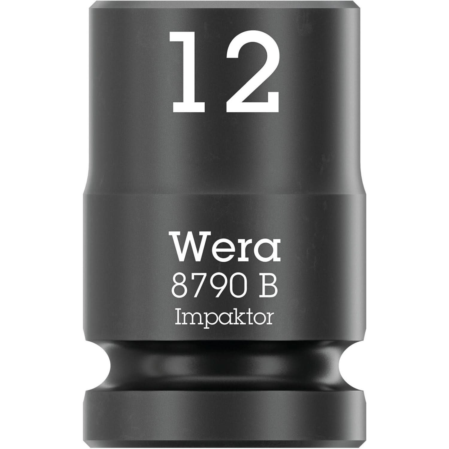Wera 8790 B Impaktor Socket With 3/8-in. Drive, 12x30-mm.