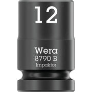 Wera 8790 B Impaktor Socket With 3/8-in. Drive, 12x30-mm.