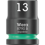 Wera 8790 B Impaktor Socket With 3/8-in. Drive, 13x30-mm.