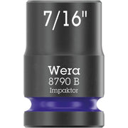 Wera 8790 B Impaktor Socket With 3/8-in. Drive, 7/16-in.x30-mm.