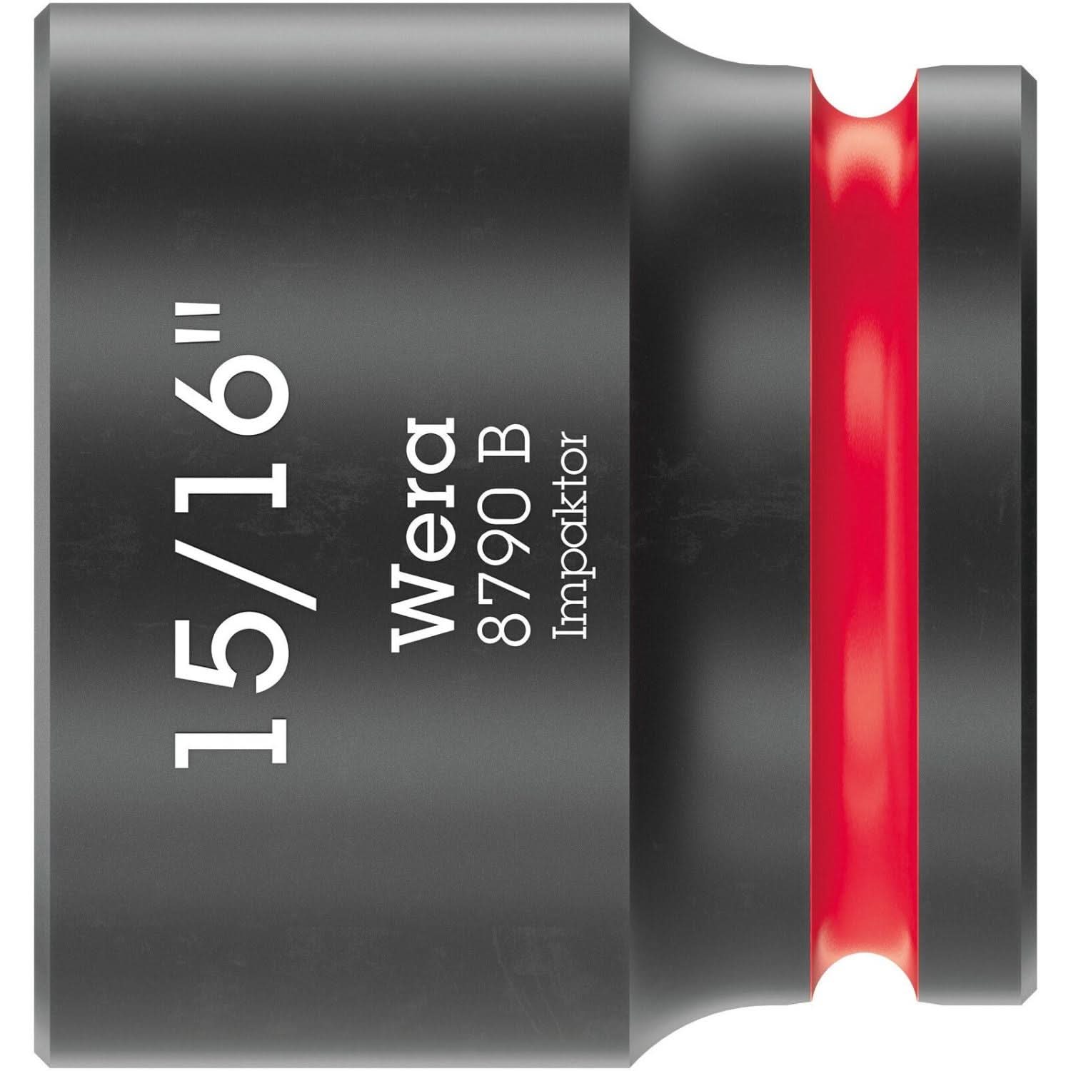 Wera 8790 B Impaktor Socket With 3/8-in. Drive, 15/16-in.x32-mm.